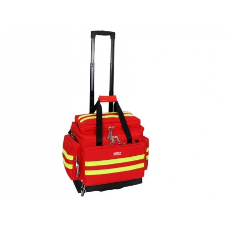 Smart trolley bag - medium - red