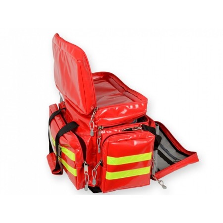 Smart pvc taske - medium - rød