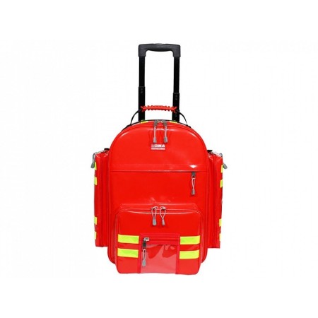 Mochila de PVC Logic 2 con carrito - rojo