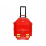 Mochila De Pvc Con Trolley Logic 2 - Rojo