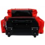 Mochila de PVC Logic 2 com carrinho - vermelho