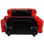Pvc batoh Logic 2 s vozíkom - červený