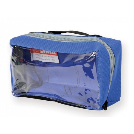 Borsetta e1 - rettangolare con finestra - blu