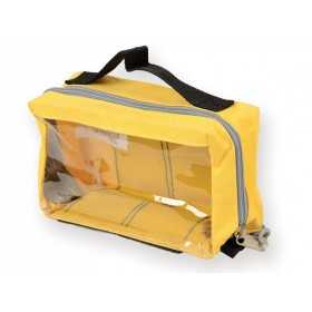 Handtasche E1 - Rechteckig mit Fenster - Gelb
