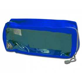 Handtasche E2 - Rechteckig mit Fenster - Blau