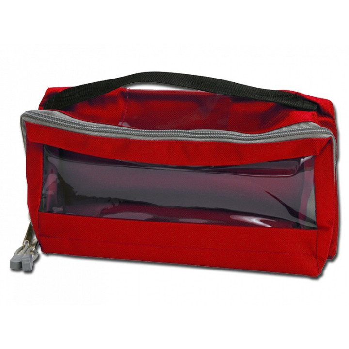 e3 handbag - padded with handle - red