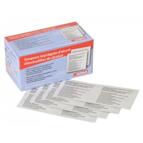 Alcomed alcohol pads – 100ks podložiek – konf. 100 ks.
