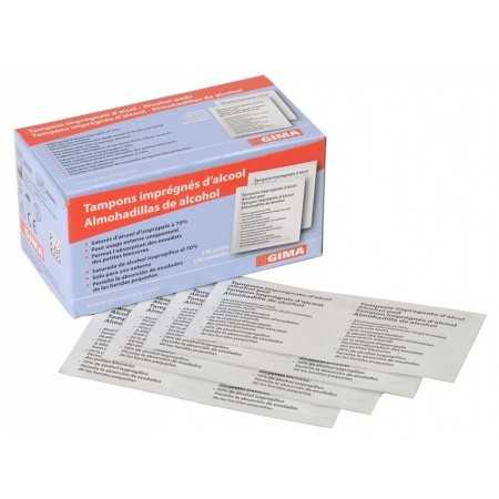 Alcomed alcohol pads - box of 100 pads - pack 100 pcs.