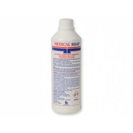Medical Soap Sapone Disinfettante, Flacone Da 0,5 Litri - conf. 12 pz.