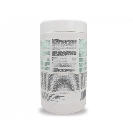 Germocid wipes - wipes - alcohol 15% - tube