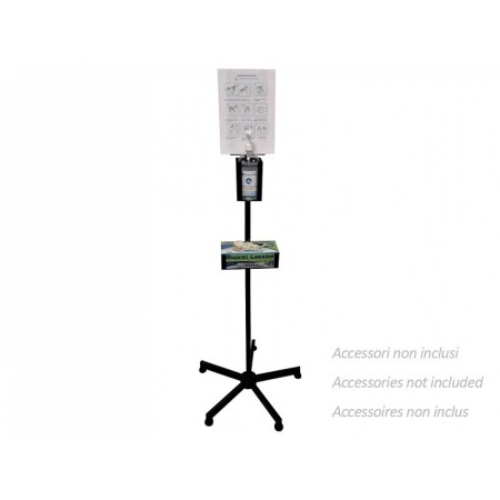 Stativ för gel och handskar