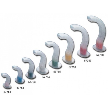 Cannulae di guedel 70 mm - drenge 1 (hvid) - pak. 50 stk.