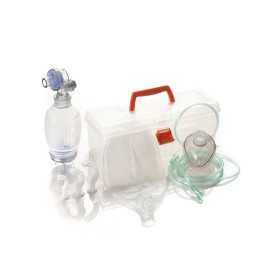 Kit de reanimación esterilizable en autoclave con balón de silicona para niños