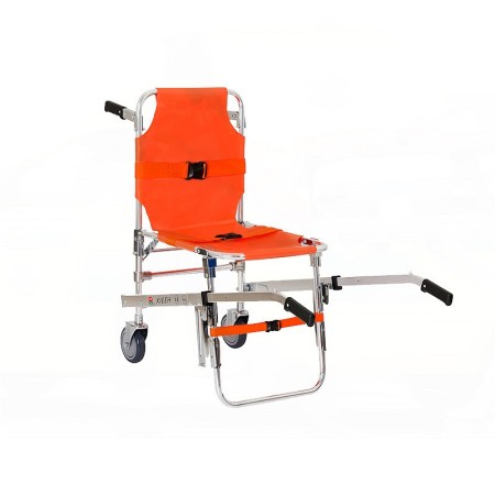 Evacuation sedan chair with 2 wheels