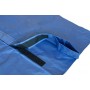 Vinyl-nylon body towel - blue - capacity 150 kg