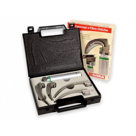 "maxlite" fo led laryngeal set 4 mc-int blades 1-2-3-4 - 2.5v