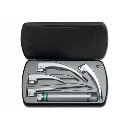 F.o. heine classic+ larynx set - 4 blades