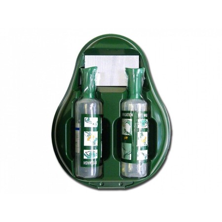 "drop" eye wash station