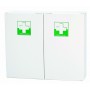 Medibox dual ab plastic first aid cabinet - annex 1 for more than 3 workers