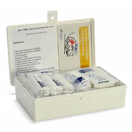 First Aid Kit with Case TRAVELKIT EUROMED DIN 13164 standard