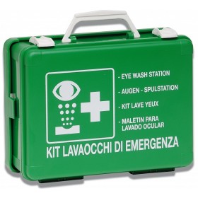 Trousse de premiers soins avec étui de transport - Trousse de lavage oculaire