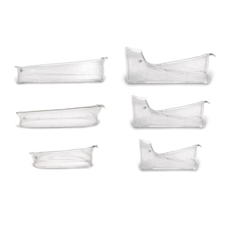 Inflatable pvc splints