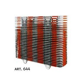 Rigid fixed stretcher for storage