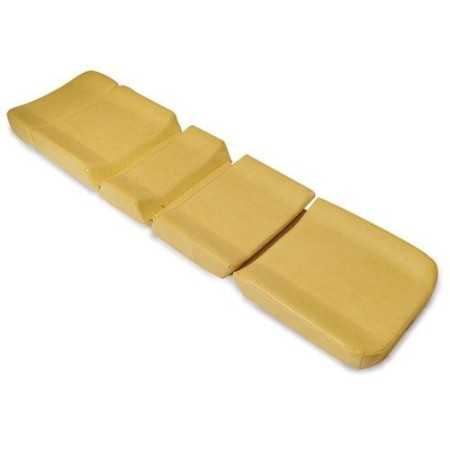 Yellow 5-piece mattress for self-loading stretcher