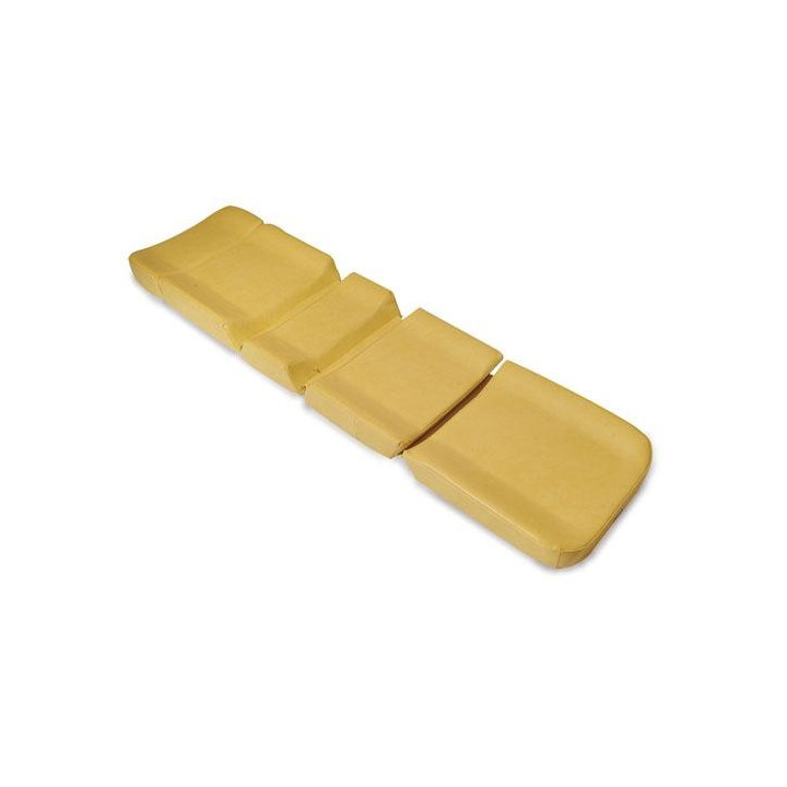 Yellow 5-piece mattress for self-loading stretcher