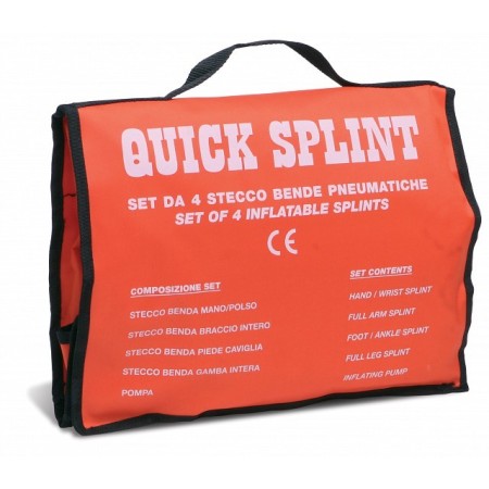 Pneumatická dlaha quick splint s pumpičkou a pouzdrem