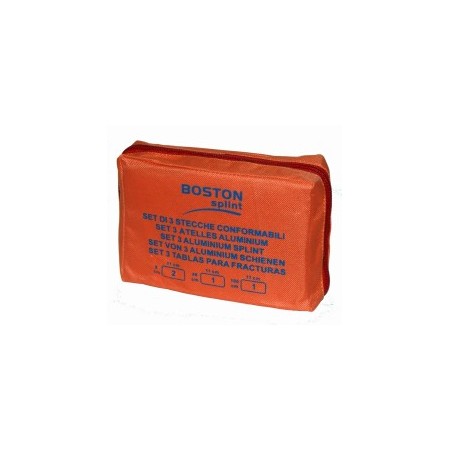 Lot de 3 attelles conformables pour fracture de boston