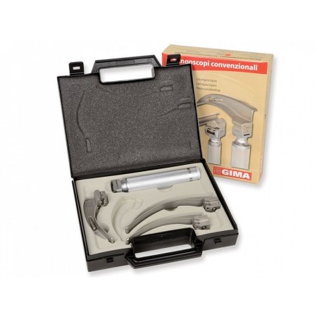 3 blade laryngoscope set - mc intosh 2-3-4 blades