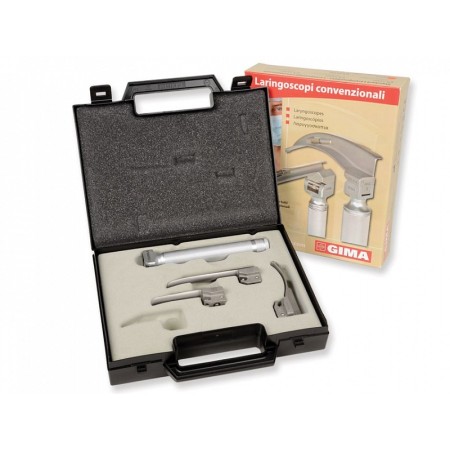 Pediatric laryngeal set 3 blades miller 0-1, mcintosh 0