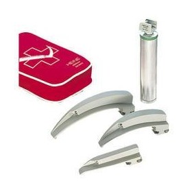 Lames de laryngoscope réutilisables HEINE SANALON + Miller FO 4