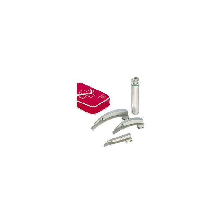 Lames de laryngoscope réutilisables HEINE SANALON + Miller FO 4