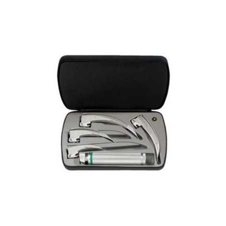 Ensemble de laryngoscope à fibre optique modulaire + rechargeable HEINE (3,5 V)