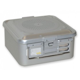 Container with small filter h135 mm - grey