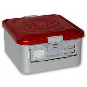 Behälter mit kleinem Filter H150 mm - Rot