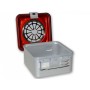 Small filter container H150 mm - red