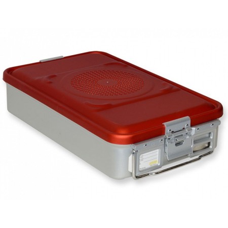 Recipiente com filtro médio h100 mm - vermelho