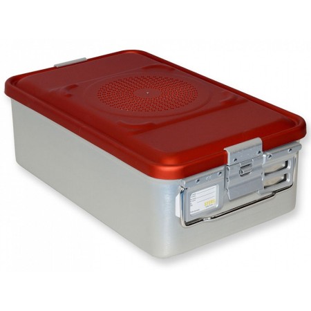 Container with medium filter h150 mm - red
