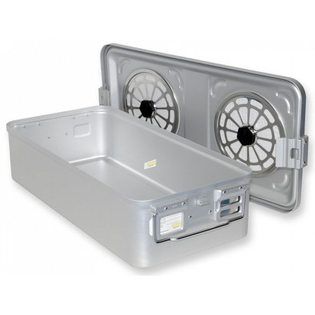 Conteneur avec grand filtre h150 mm - gris