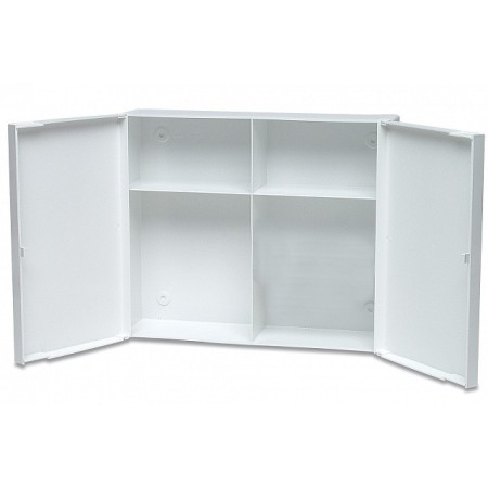 Armoire en plastique vide, 2 portes
