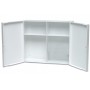 EMPTY PLASTIC CABINET, 2 DOORS