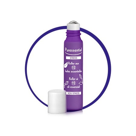 Puressentiel stress roller with 12 essential oils