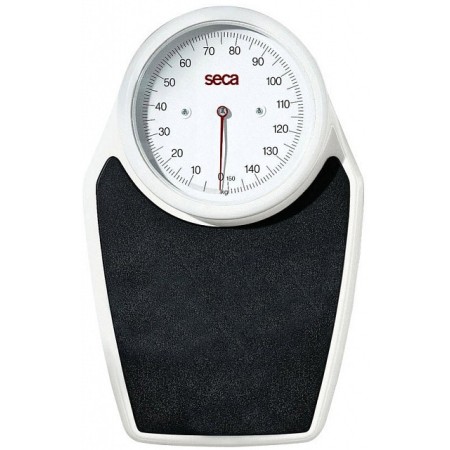 Mechanische bodenwaage weiß mit schwarzer matte seca 760