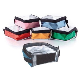 Kit 5 Módulos De Colores Con Velcro Transparente Para Mochilas Y Bolsas De Emergencia