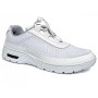 Zapato profesional hf100 - 35 - con cordones - blanco - 1 par