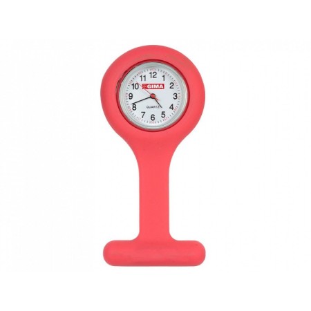 Verpleegkundigenklok - rond - rood