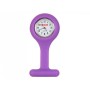 Nurses' clock - round - purple